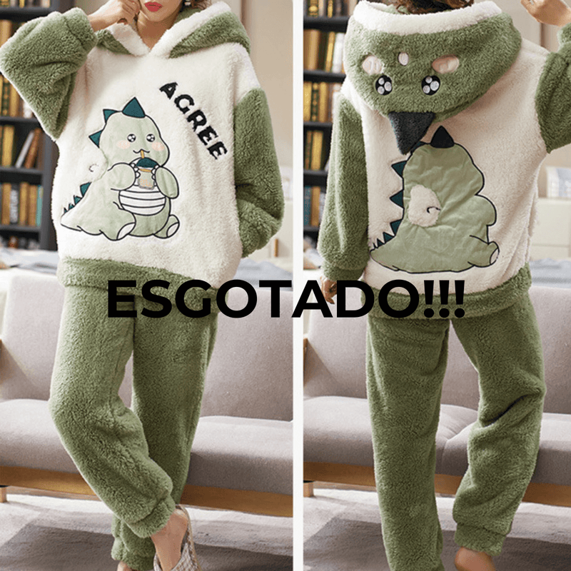 Pijama em Microfibra de Inverno