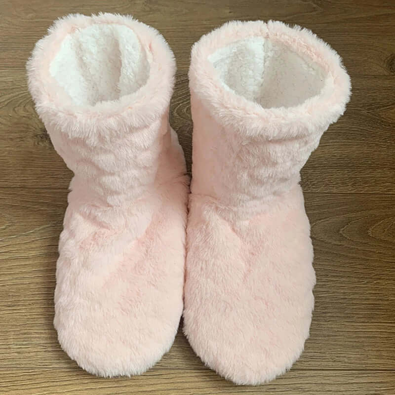 Pantufa Feminina de Inverno Antiderrapante Pelúciada