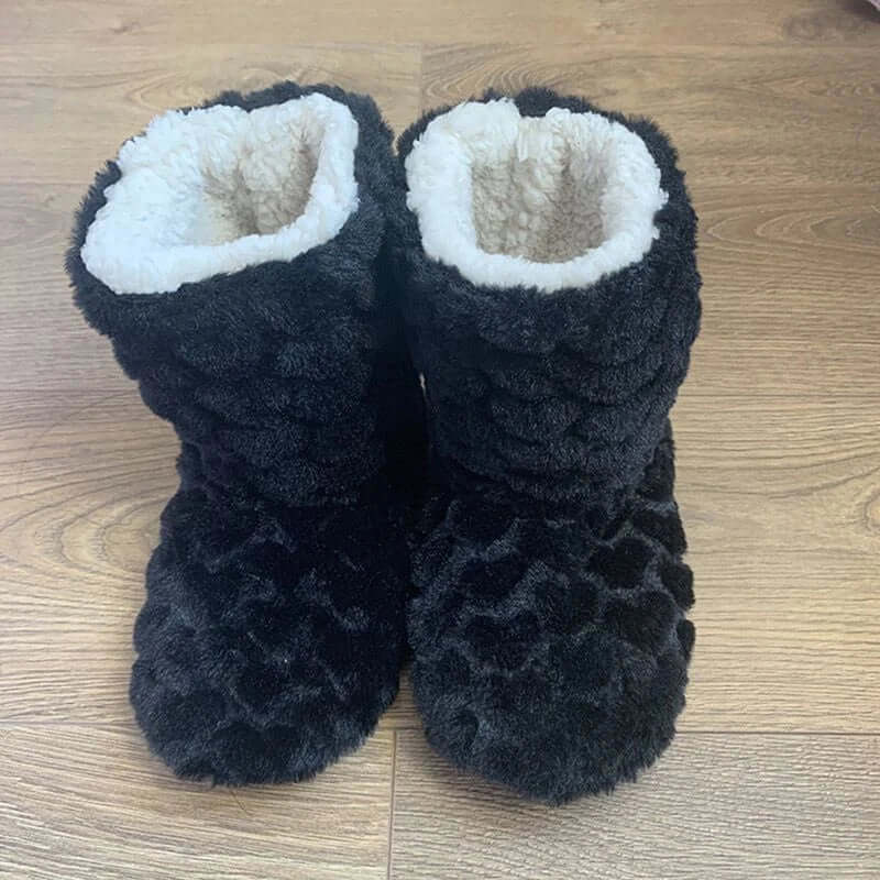 Pantufa Feminina de Inverno Antiderrapante Pelúciada